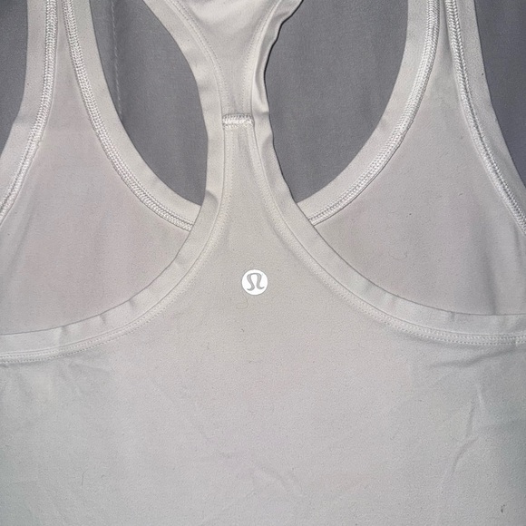 Lululemon Athletica White Tank Top Size 2 - Picture 4 of 5